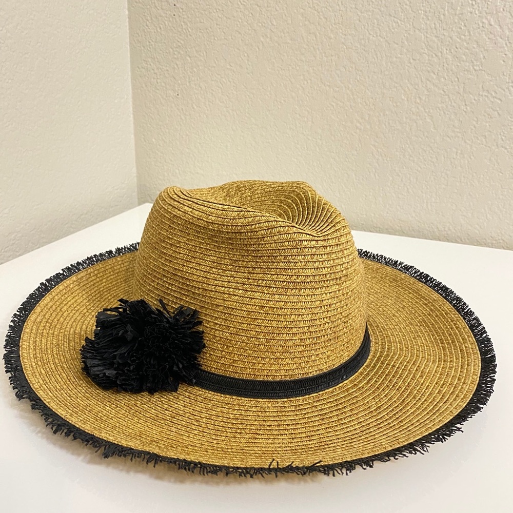 August Hat Co/ Frayed Straw hat